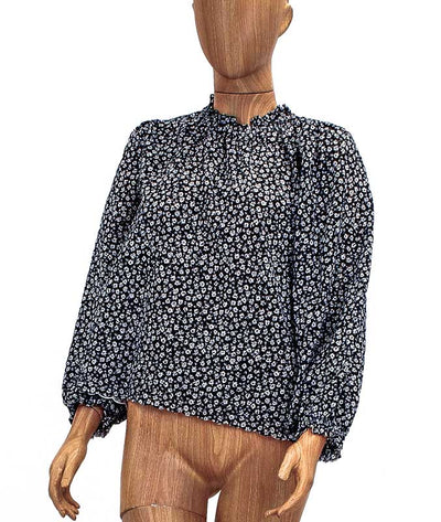 The Great Clothing Small Eyelet High Neck Top