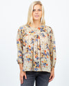 The Great Clothing Small High Low Balloon Sleeve Top