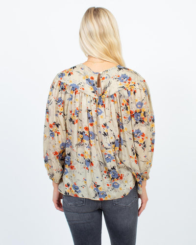 The Great Clothing Small High Low Balloon Sleeve Top