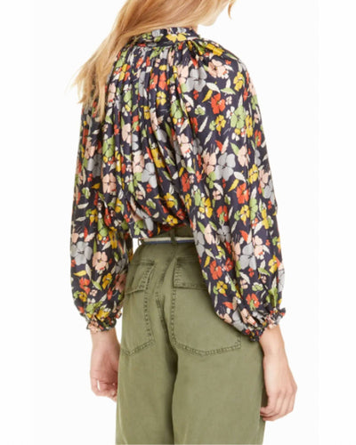 The Great Clothing Small | US 1 "The Lyric" Floral Silk Blouse