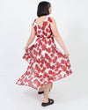The Kooples Clothing Small Sleeveless Floral Midi Dress