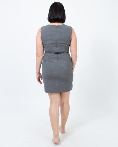 Theory Clothing Medium | US 6 Grey Sheath Dress