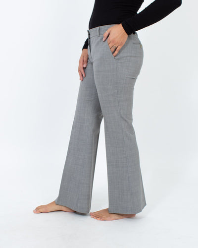 Theory Clothing Medium | US 6 Grey Straight Leg Trousers