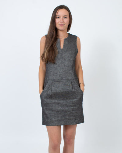 Theory Clothing Medium | US 8 Gray Sleeveless Sheath Dress