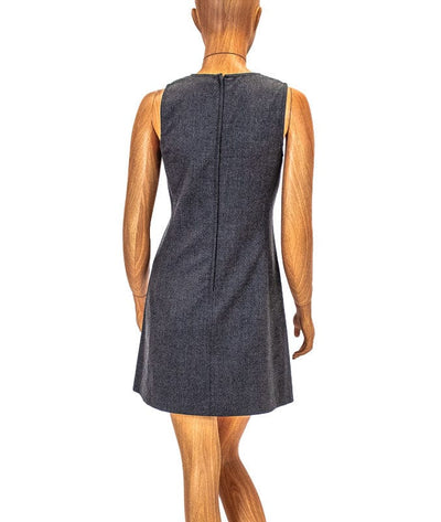 Theory Clothing Small | US 4 Dark Grey Sleeveless Sheath Dress