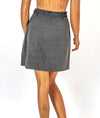 Theory Clothing Small | US 4 Grey Pleated Mini Skirt