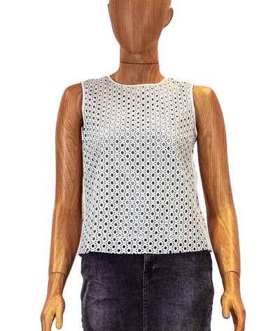 Theory Clothing XS Cutout Leather Top