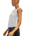 Theory Clothing XS Cutout Leather Top
