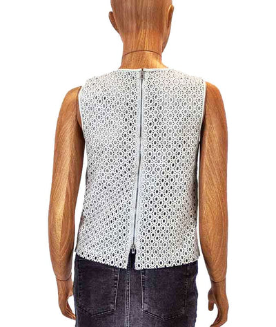 Theory Clothing XS Cutout Leather Top