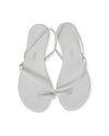 TKEES Shoes Small | US 6 Cream Flat Sandals