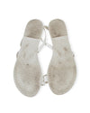 TKEES Shoes Small | US 6 Cream Flat Sandals