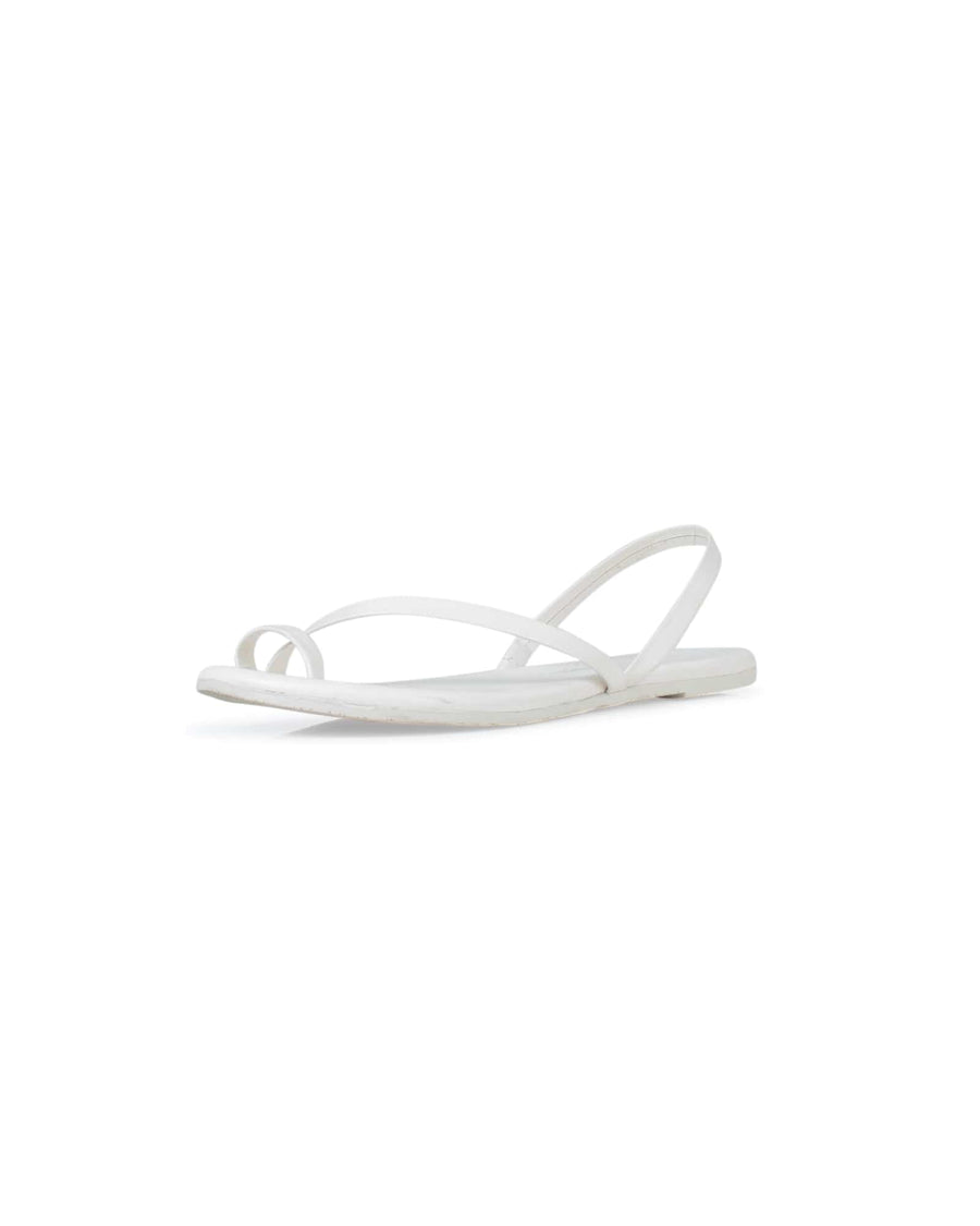 TKEES Shoes Small | US 6 Cream Flat Sandals