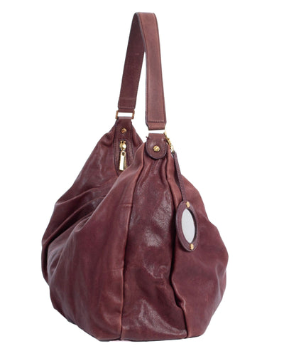 Tory Burch Bags One Size Burgundy Hobo Shoulder Bag