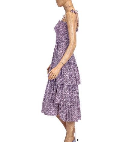 Tory Burch Clothing XS Floral String Strap Midi Dress