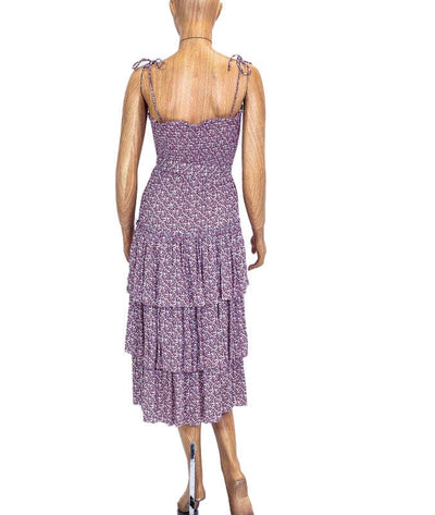 Tory Burch Clothing XS Floral String Strap Midi Dress