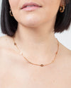 Tory Burch Jewelry One Size "Logo Toggle Short" Necklace
