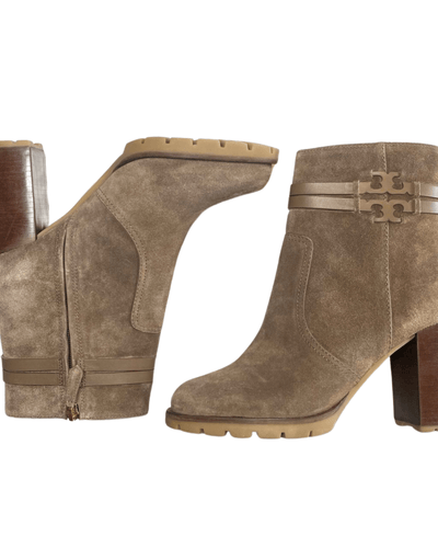 Tory Burch Shoes Medium | US 7.5 Tory Burch - LEIGH LUG SOLE BOOTIE IN RIVER ROCK