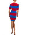 Tory Sport Clothing Small Fitted Ribbed Knee Length Dress