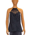 Trina Turk Clothing XS Eyelet Halter Top