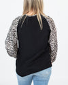 Tucker Clothing XS Silk Animal Print Blouse