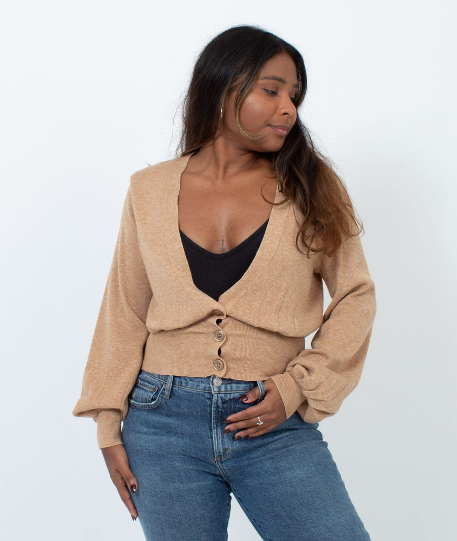 Tularosa Clothing Small Cropped Cardigan