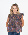 Ulla Johnson Clothing Medium | US 6 Floral Ruffle Blouse