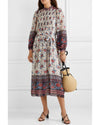 Ulla Johnson Clothing Medium | US 6 Prisma Dress in Ecru