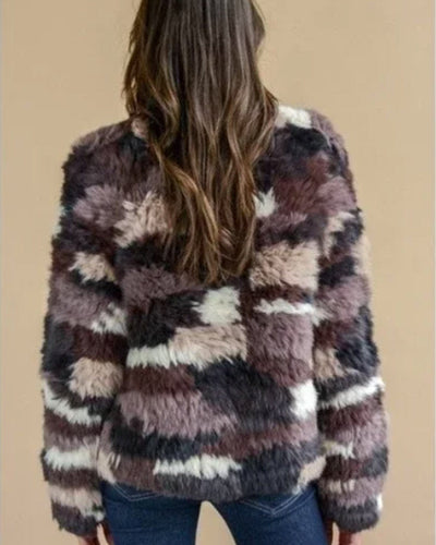 Ulla Johnson Clothing Small "Iris Rabbit Fur Bomber" Jacket