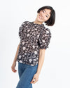 Ulla Johnson Clothing Small | US 4 Floral Puff Sleeve Blouse