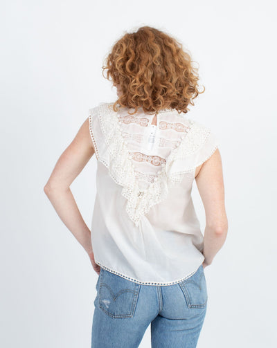 Ulla Johnson Clothing XS | US 0 Embroidered Bib Blouse