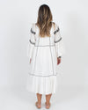 Ulla Johnson Clothing XS | US 0 Embroidered Drawstring Tie Dress