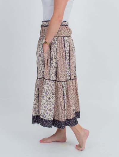 Ulla Johnson Clothing XS | US 0 Floral Midi Skirt