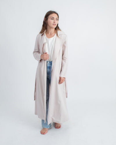 Ulla Johnson Clothing XS | US 0 Lightweight Blush Trench Coat
