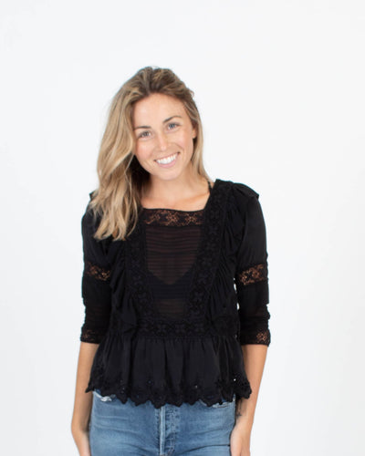 Ulla Johnson Clothing XS | US 2 Embroidered Eyelet Blouse