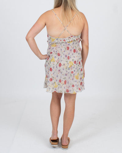 Valentino Clothing Small Floral Sheer Robe and Slip Set
