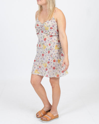 Valentino Clothing Small Floral Sheer Robe and Slip Set
