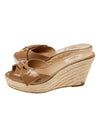 Valentino Shoes Small | IT 37 I US 7 Mena Patent OT Bow Wedge Slide