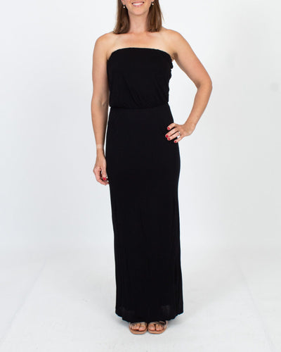 Velvet by Graham & Spencer Clothing Small Black Strapless Dress