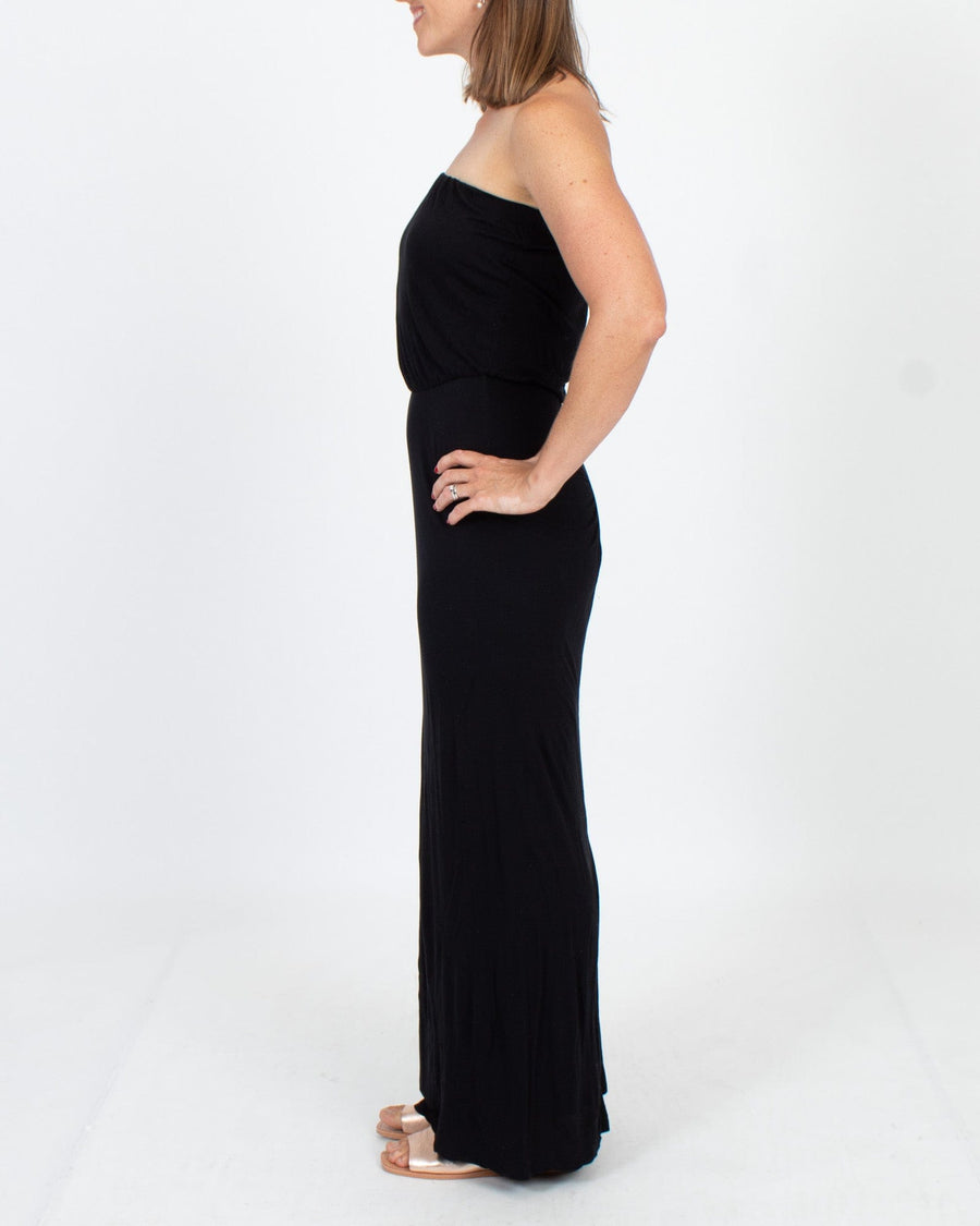 Velvet by Graham & Spencer Clothing Small Black Strapless Dress