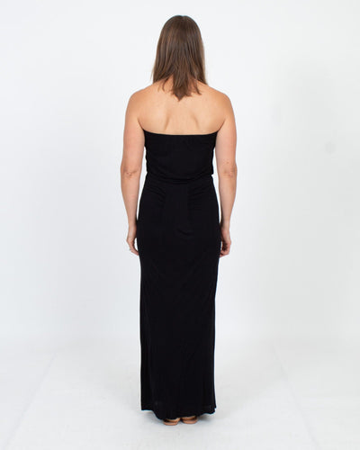 Velvet by Graham & Spencer Clothing Small Black Strapless Dress