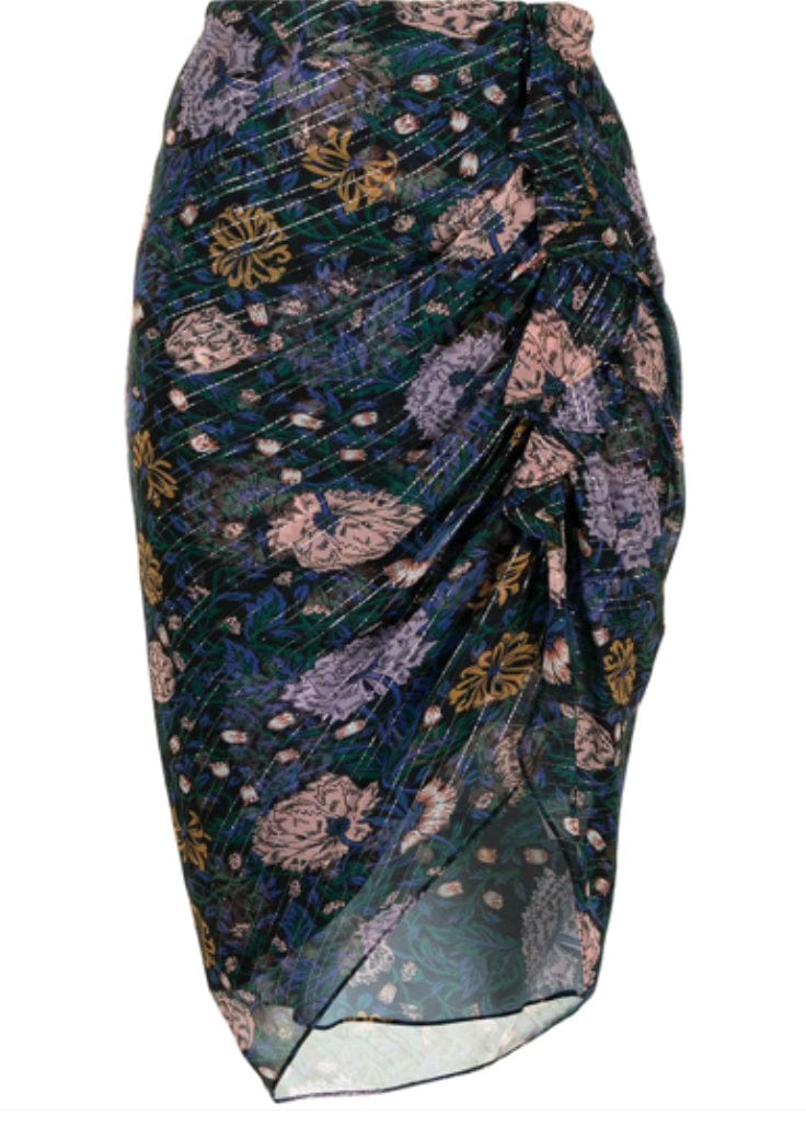 Veronica Beard Clothing XS | 0, 4 Midnight Floral Skirt Set