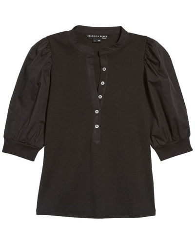 Veronica Beard Clothing XS Coralee Front Button Blouse