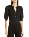 Veronica Beard Clothing XS Coralee Front Button Blouse