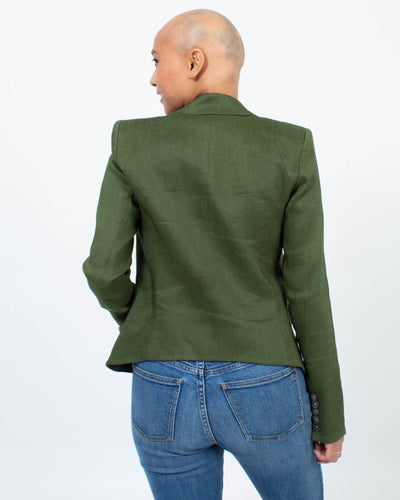 Veronica Beard Clothing XS | US 0 Green "Dickey" Blazer