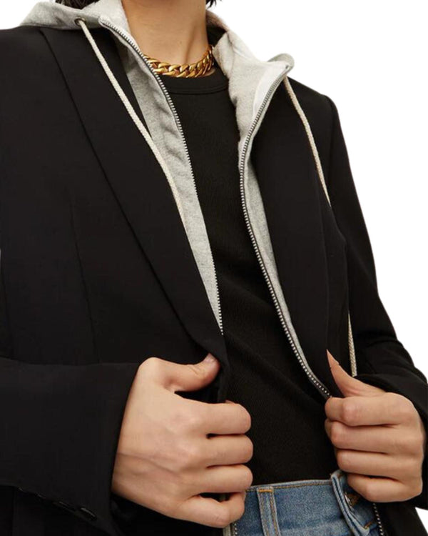 Iconic Scuba Dickey Jacket in Black The Revury