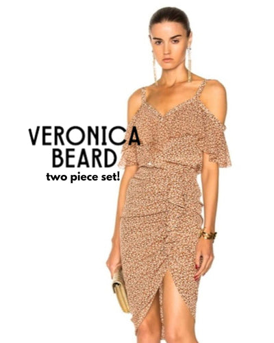 Veronica Beard Clothing XS | US 0 Printed Skirt & Tank Set