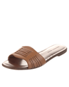 Veronica Beard Shoes Large | US 9.5 Faven Woven Slide Sandal In Tan