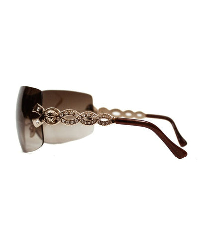 Versace Accessories One Size Versace Gradient Shield Sunglasses