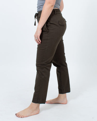Vince Clothing Large | US 10 Forest Green Pants