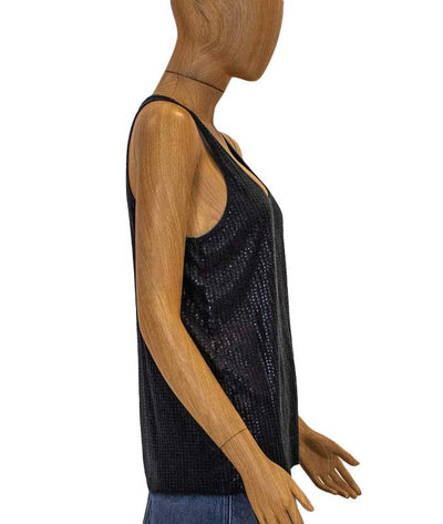 Vince Clothing Medium Dark Grey Sequined Tank